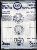 Fairfax Vacuum Bags - 3 Pack