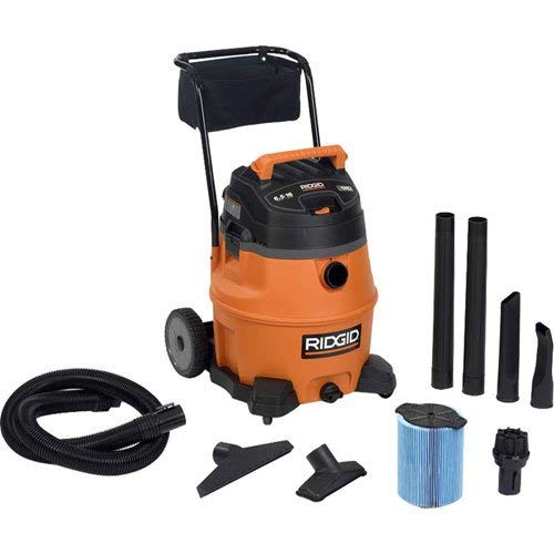 Ridgid 31693 WD1851 16 Gallon 6.5 HP Wet/Dry Vacuum with Cart