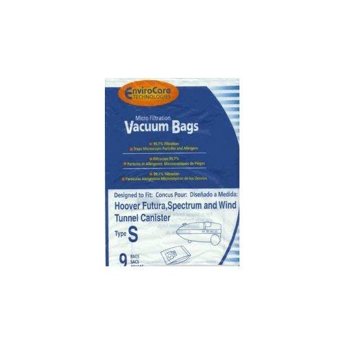 Hoover S Bags Allergen 9 Pack Generic