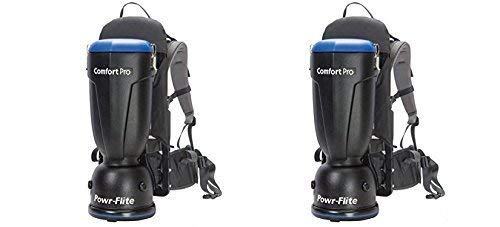 Powr-Flite BP6S Comfort Pro Backpack Vacuum, 6 quart Capacity (Pack of 2)