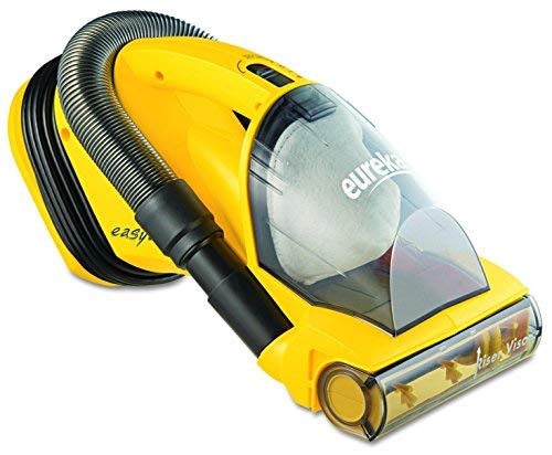 Eureka Easy Clean Hand Vacuum 5 lbs, Yellow - crevice tool, on-board hose with cord wrap, easy-empty dust cup, Riser Visor.