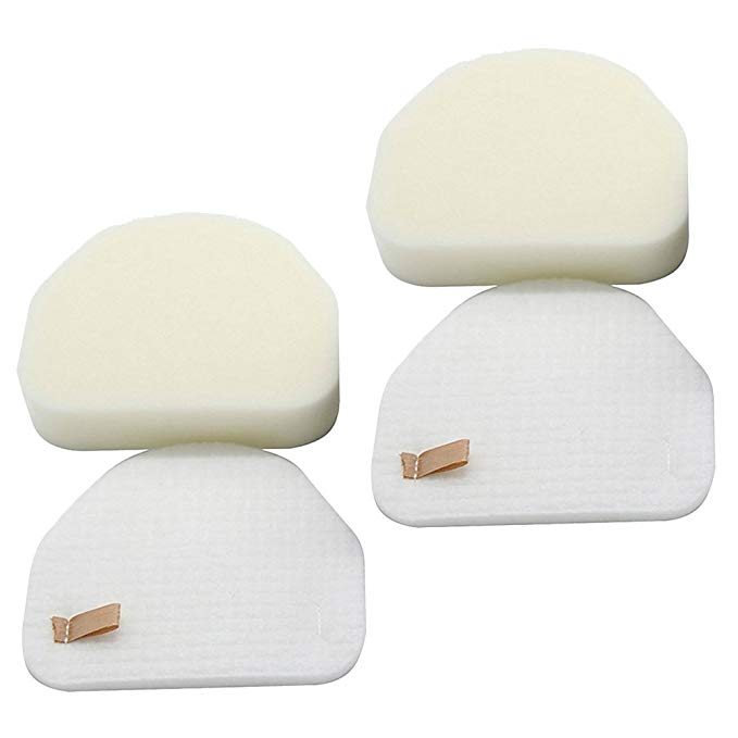 ZLZH 2 Pack Filter Replacement for Shark Rocket NV450 NV451 NV472 NV480 NV482,2PCS NV480 & NV450 Replacement Foam & Felt Filter Kits,Part #XFF450，Fit Shark Rocket Professional Upright NV480 Vacuums