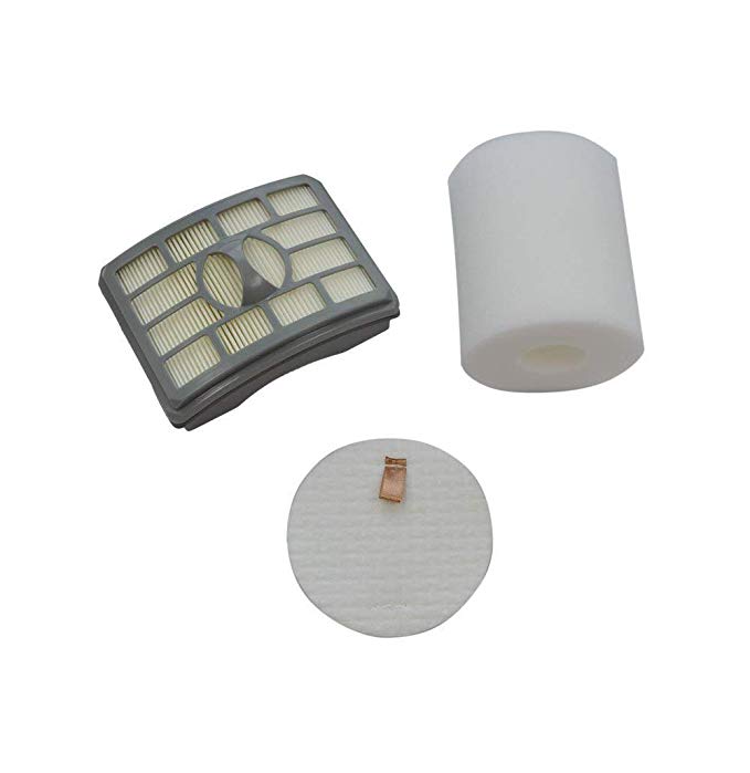 EZ SPARES Shark Rotator Professional Lift-Away Hepa Filter kit for Shark NV500, NV501, NV502, NV505, NV510, NV552, UV560. Replaces Part XHF500 and XFF500