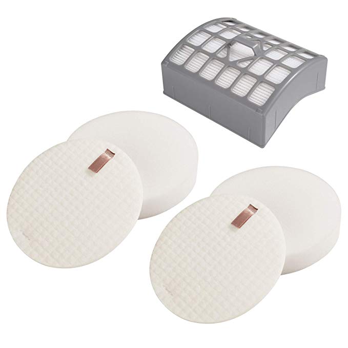 ZLZH Vacuum Filter 1 Hepa Filter & 2 Foam Felt Filters for Shark Rotator Vacuum Filter Slim-Lite Lift-Away NV340 NV341 Foam & Felt Filter Kit Professional Vacuum Replacement Parts