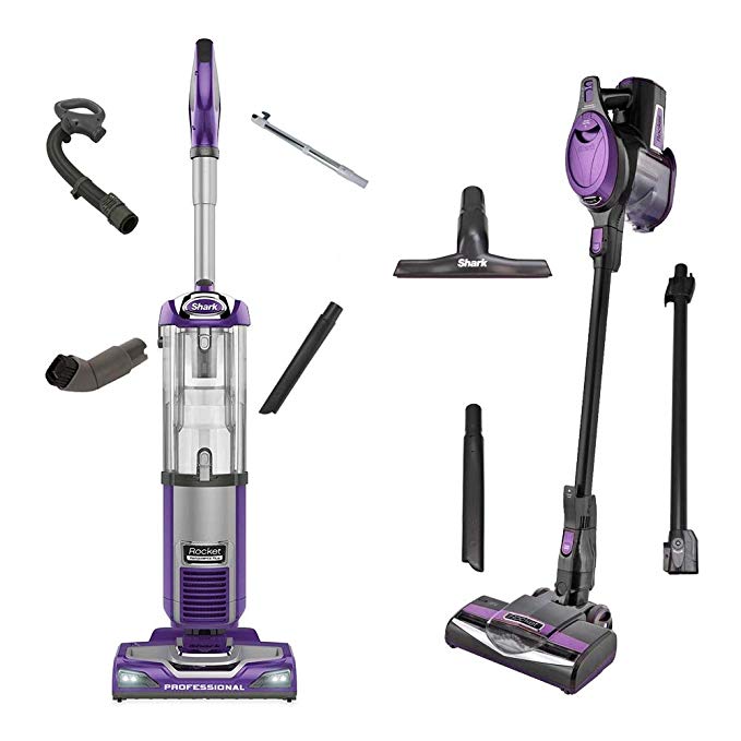 Shark Rocket Pro Plus Vacuum + Rocket Ultralight, Purple (Certified Refurbished)