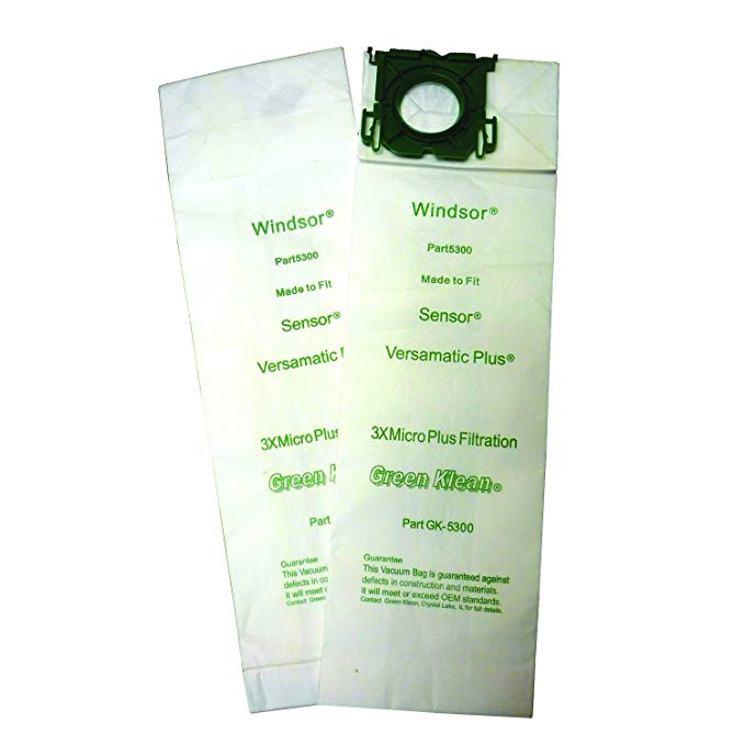 Green Klean® Replacement Upright Vacuum Bag Green, 8 qt, 3