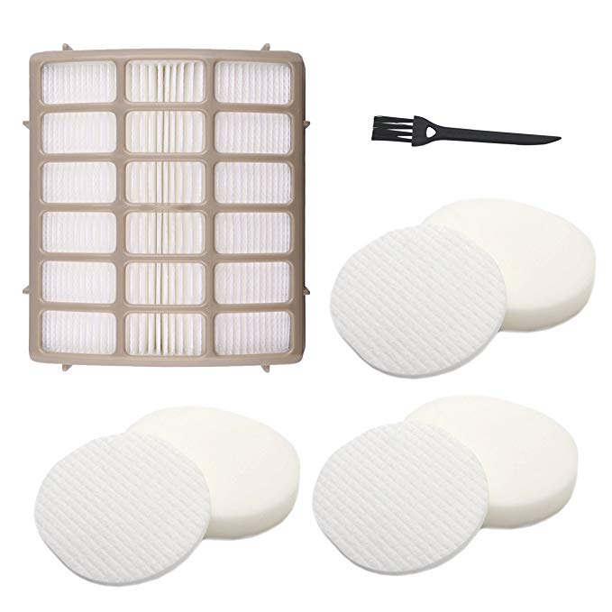 3 Foam & Felt + 1 Hepa Filters, Shark Navigator Rotator Professional Upright Vacuum NV70 NV71 NV80 NVC80C NV90 NV95 UV420 Filter Kit Replacement Part XFF80 XHF80