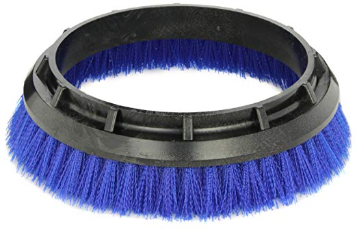 Oreck Commercial 237058 Crimped Polypropylene Scrub Orbiter Brush, 10.5” bristle to bristle outer dimensions, Blue, For ORB550MC Orbiter Floor Machine