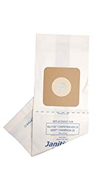 Janitized JAN-NFCPTVR(3) Premium Replacement Commercial Vacuum Paper Bag for Nilfisk Advance Carpetriever 28, OEM#56330690 (Pack of 3)