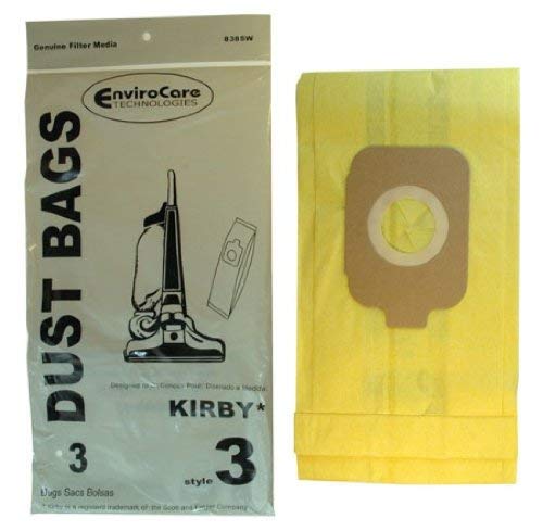 Filters-NOW VFBU48244503 Kirby Style 3 Vacuum Bags for Kirby Heritage II 2HD