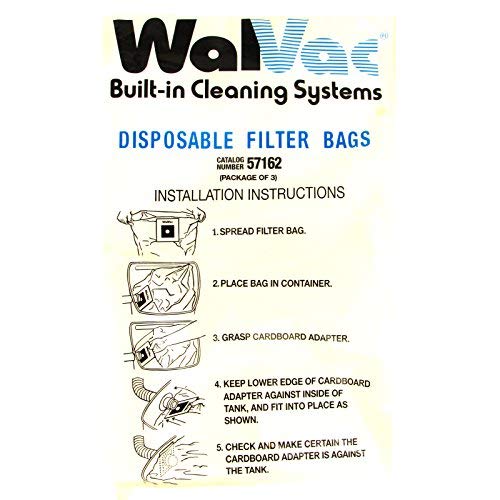 WalVac Vacuum Cleaner Replacement Bags (3 Pack) by WalVac (51762)