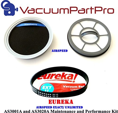 Eureka AirSpeed Exact/Unlimited Rewind AS3001A and AS3020A Maintenance Kit By Vacuum Part Pro