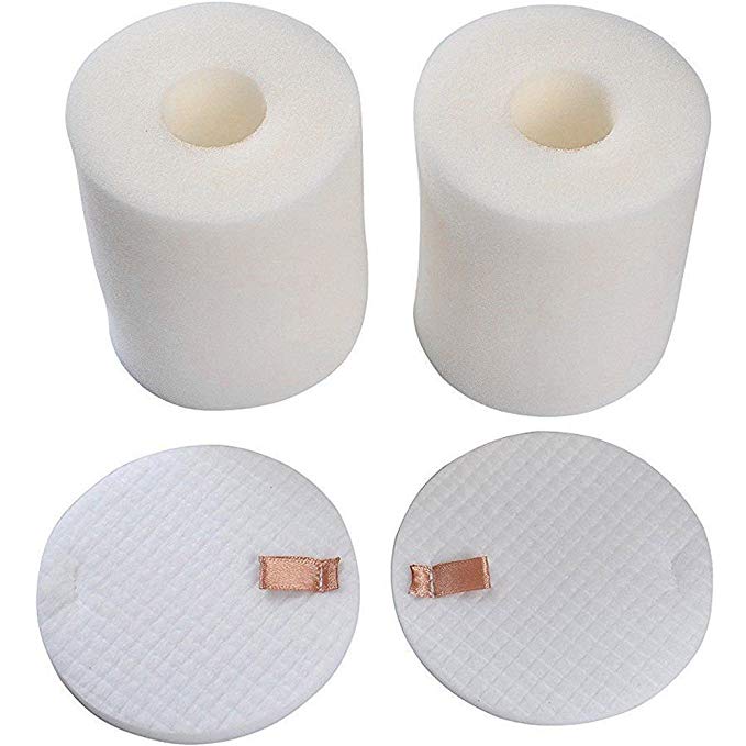 Tosva 2 PACK NV500 Foam & Felt Filter Kit for Shark NV500CO,NV501,NV500W,NV550 Rotator Pro Lift-away Foam Filter, Compare to Part # XFF500