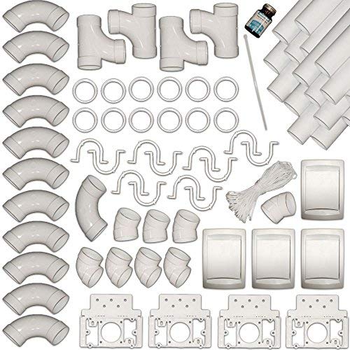 Husky Central Vacuum Piping 4 Inlet installation Kit