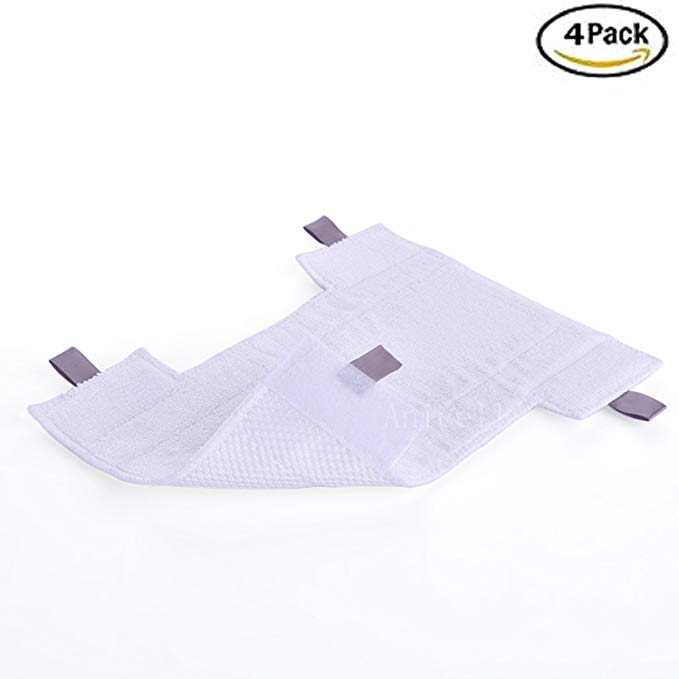 4 Pack Shark Replacement Washable Microfiber cleaning pad for Shark Dust-away, Rotator, Navigator Lift-away Pro Vacuum, Ultra Light Stick Vacuum Cleaner - Part # P200W