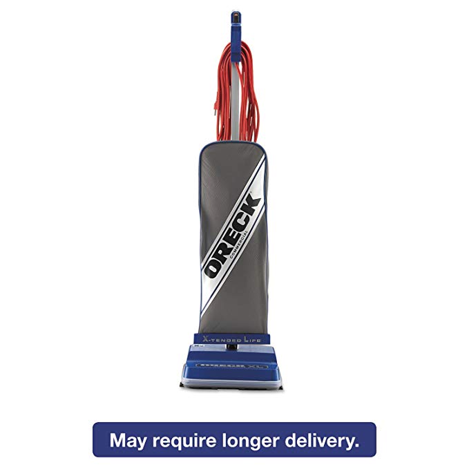 Oreck XL2100RHS XL Commercial Upright Vacuum 120 V Gray/Blue 12 1/2 x 9 1/4 x 47 3/4