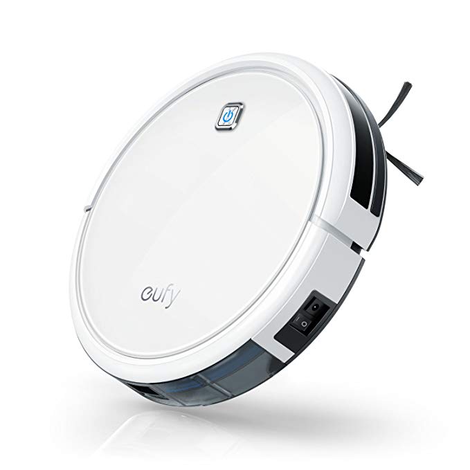 Eufy RoboVac 11, High Suction, Self-Charging Robotic Vacuum Cleaner with Drop-Sensing Technology and High-Performance Filter for Pet, Designed for Hard Floor and Thin Carpet