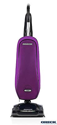 Oreck Axis Upright Lightweight Swivel Bagged Vacuum Cleaner - 3 Year Warranty - Corded (Purple)