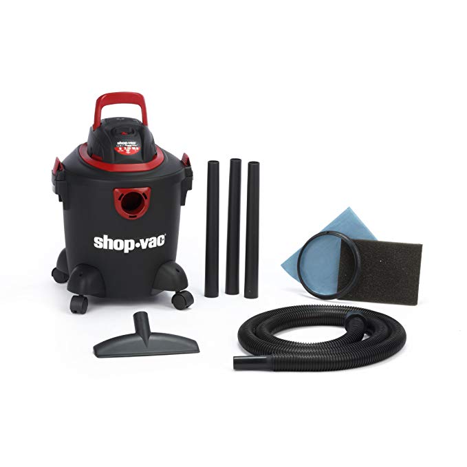 Shop-Vac 2030500 5-Gallon 2.25 Peak HP Aqua Vac Wet Dry Vacuum