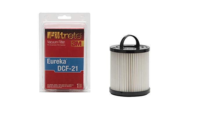 3M Filtrete Eureka DCF-21 Allergen Vacuum Filter, Red