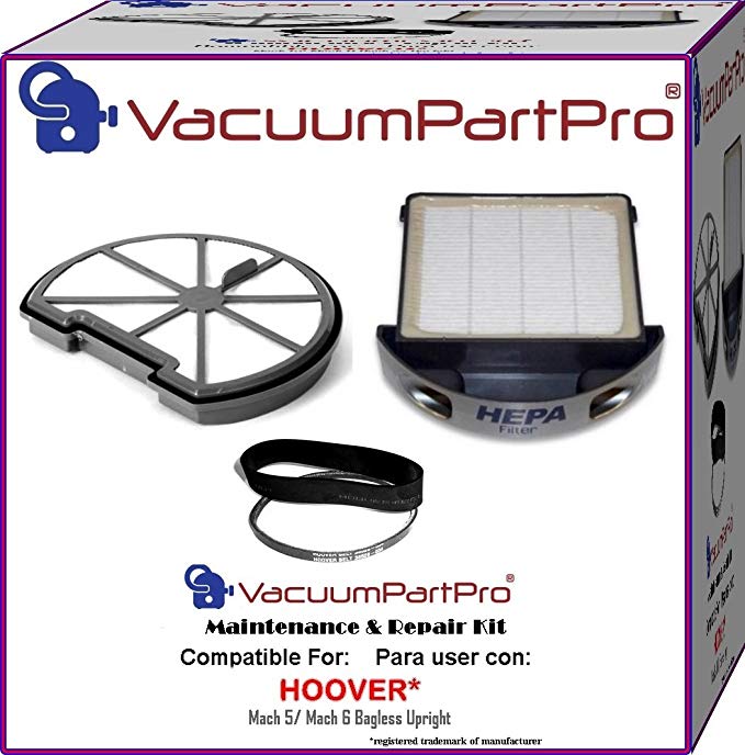 Hoover Mach5/6 WindTunnel + Cyclonic Maintenance and Performance Kit By Vacuum Part Pro