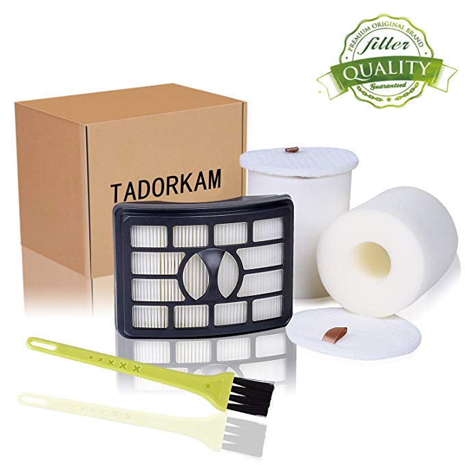 TADORKAM Filters Replacement for Shark Rotator Professional Lift-Away NV500 NV501 NV502 NV503 NV505 NV510 NV520 NV552 UV560 (2 Foam + 2 Felt + 1 HEPA Filters + 1 Brush)