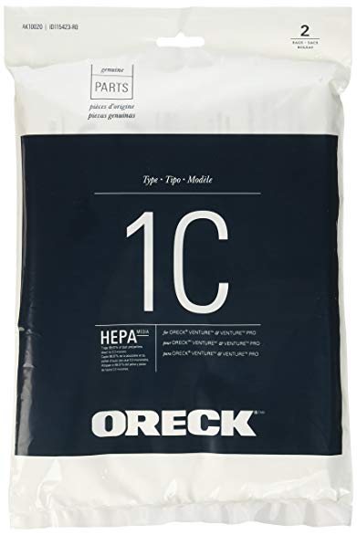 Oreck HEPA Replacement Bag for Venture and Venture Pro Canisters, SK30075PC and SK30090PC