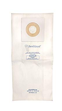 Janitized JAN-WIWAV-2(10) Premium Replacement Commercial Vacuum Paper Bag for Windsor Wave 28