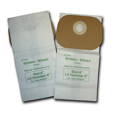 Green Klean GK-Sierra Replacement Vacuum Bags (Pack of 100)