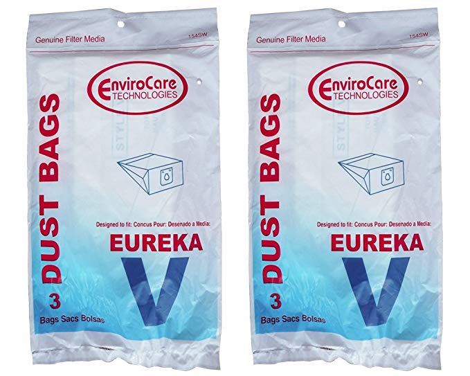 6 Eureka Style V Powerline World Vac Canister Vacuum Cleaner Bags