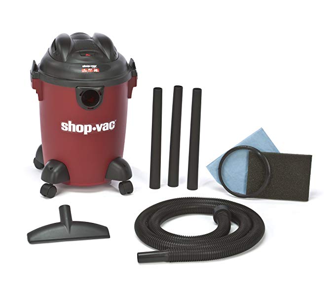 Shop-Vac 5940600 2.5-Peak Horsepower Quiet Series Wet/Dry Vacuum, 6-Gallon