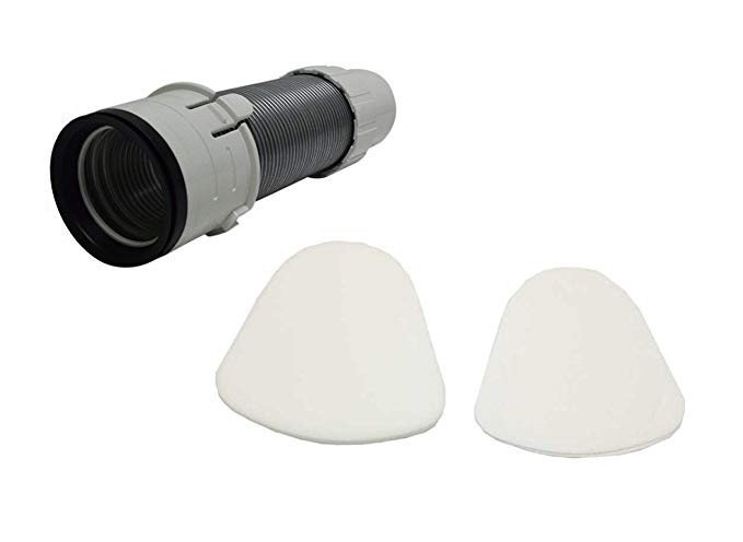 Genuine Shark Navigator Lift-Away Professional Series Replacment Floor Nozzle Hose with XFF350 Foam and Felt Filters