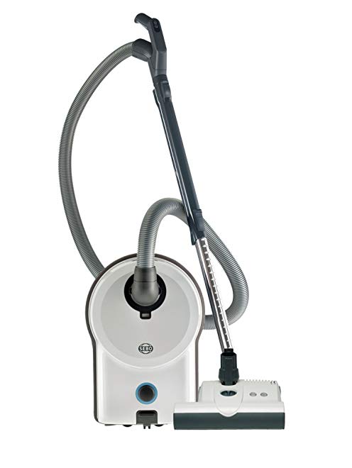 Sebo 90641AM Airbelt D4 Premium Canister Vacuum with ET-1 Powerhead, White