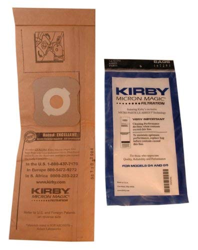 Generation 4 & 5 Kirby Vacuum Cleaner Replacement Bags (3 Pack) by Kirby