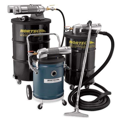 Nortech N301DC D Vacuum Unit with 1.5-Inch Inlet and Attachment Kit, 30-Gallon