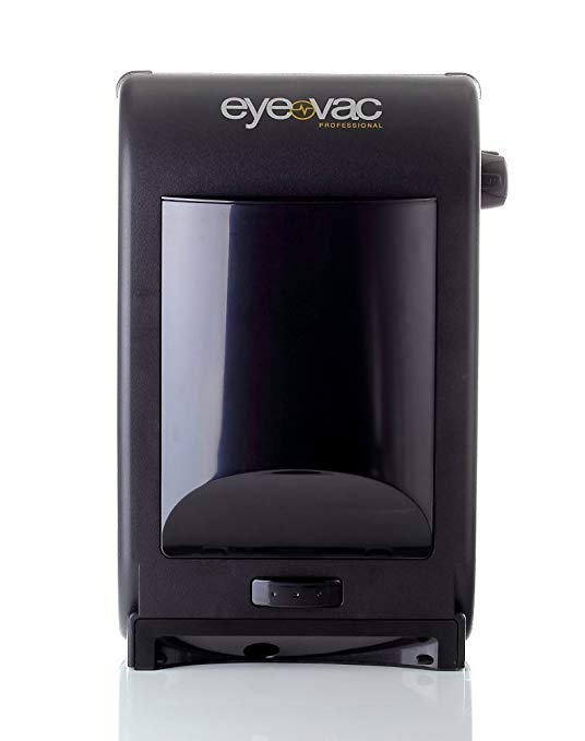 EyeVac EVPRO Tuxedo Black Touchless Stationary Vacuum – 1400 Watts Professional Vacuum with HEPA Filtration, Bag-less Canister. Floor Care