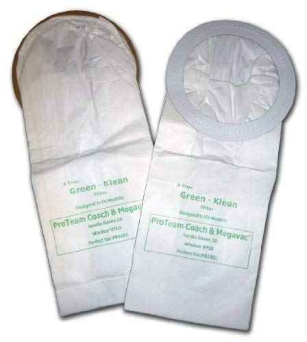 Green Klean GK-S-Coach Replacement Vacuum Bags (Pack of 100)