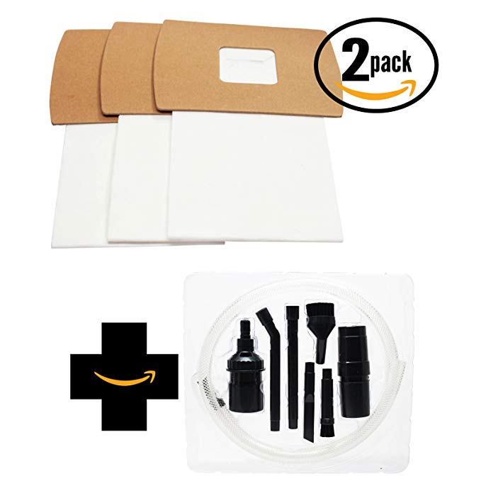 6 Replacement Type BB Buster B Vacuum Bags with 1 Micro Vacuum Attachment Kit for Oreck - Compatible with Oreck XL2, Oreck PKBB12DW, Oreck BB900-DGR, Oreck XL PRO 5, Oreck Buster B, Oreck BB280D, Oreck BB870AW, Oreck XL 3, Oreck XL 5, Oreck XL7, Oreck XL8000, Oreck XL9000, Oreck XL9200, Oreck BB870AD, Oreck BB1000, Oreck Type BB